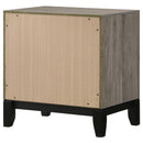 Valen 2-drawer Nightstand Bedside Table Light Taupe