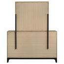 Valen 6-drawer Bedroom Dresser and Mirror Light Taupe