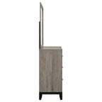 Home & Sleep Outlet - Watson 6-drawer Bedroom Dresser and Mirror Light Taupe
