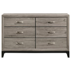 Home & Sleep Outlet - Watson 6-drawer Bedroom Dresser Cabinet Light Taupe