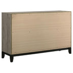 Home & Sleep Outlet - Watson 6-drawer Bedroom Dresser Cabinet Light Taupe