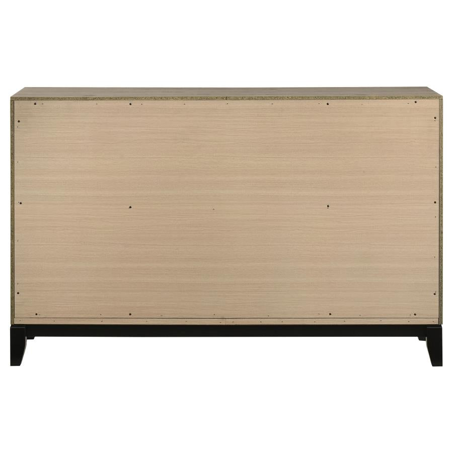 Home & Sleep Outlet - Watson 6-drawer Bedroom Dresser Cabinet Light Taupe