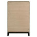 Home & Sleep Outlet - Watson 5-drawer Bedroom Chest of Drawers Light Taupe