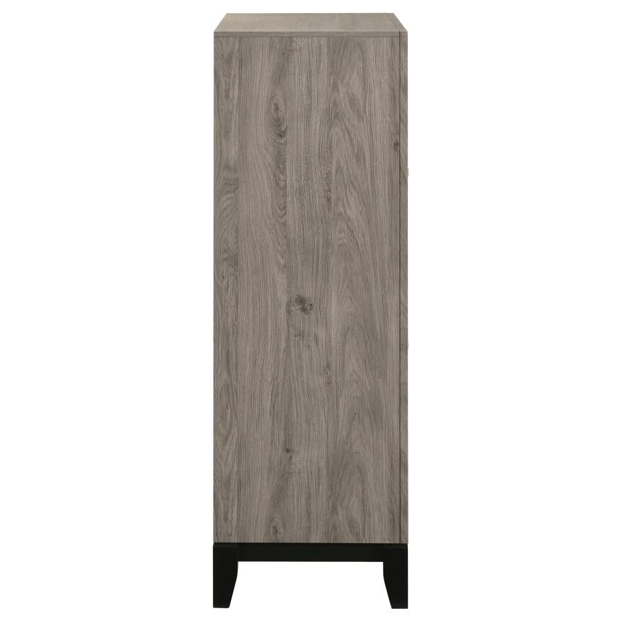 Home & Sleep Outlet - Watson 5-drawer Bedroom Chest of Drawers Light Taupe