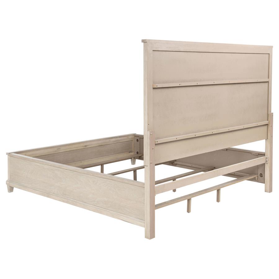 Home & Sleep Outlet - Pembroke 66-inch Eastern King Panel Bed Washed Oak