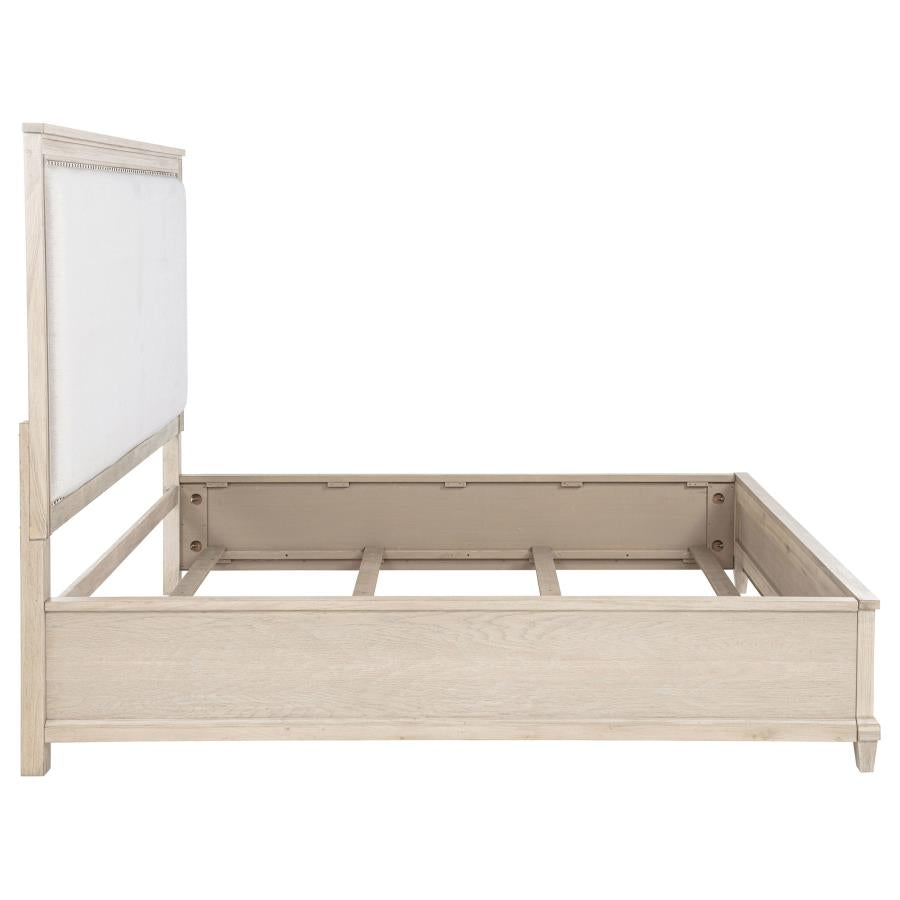 Home & Sleep Outlet - Pembroke 66-inch Eastern King Panel Bed Washed Oak
