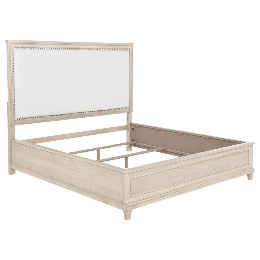 Home & Sleep Outlet - Pembroke 66-inch California King Panel Bed Washed Oak