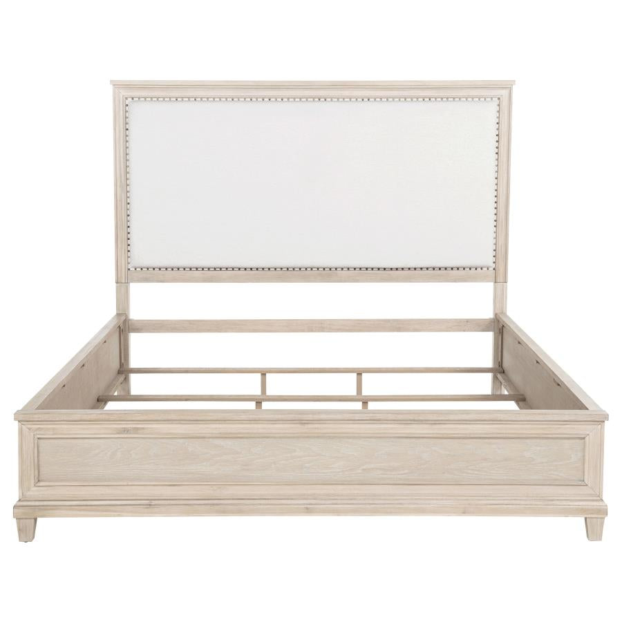 Home & Sleep Outlet - Pembroke 66-inch California King Panel Bed Washed Oak