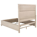 Home & Sleep Outlet - Pembroke 66-inch Queen Panel Bed Washed Oak