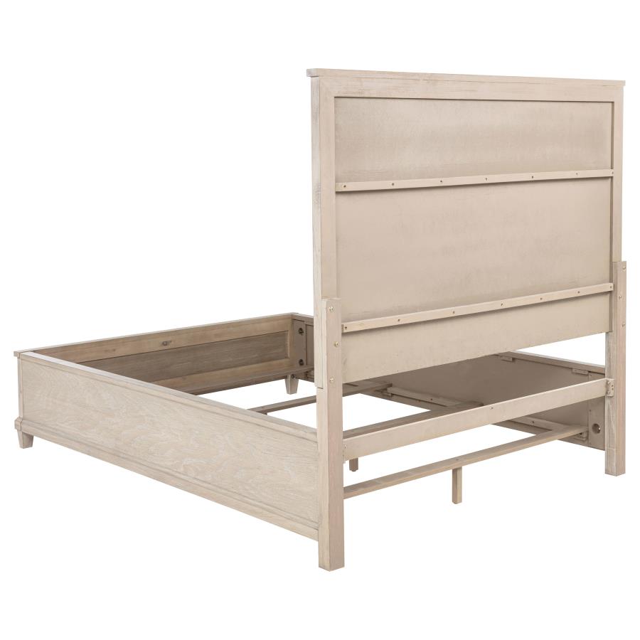 Home & Sleep Outlet - Pembroke 66-inch Queen Panel Bed Washed Oak