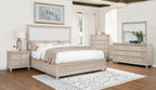 Home & Sleep Outlet - Pembroke 66-inch Queen Panel Bed Washed Oak