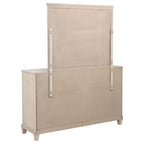 Home & Sleep Outlet - Pembroke 6-drawer Bedroom Dresser with Mirror Washed Oak