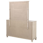 Home & Sleep Outlet - Pembroke 6-drawer Bedroom Dresser with Mirror Washed Oak