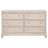 Pembroke 6-drawer Bedroom Dresser Cabinet Washed Oak