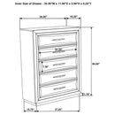 Atlas 5-piece Eastern King Bedroom Set Dark Oak