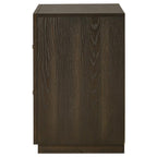 Home & Sleep Outlet - Atlas 2-drawer Bedroom Nightstand Bedside Table Dark Oak
