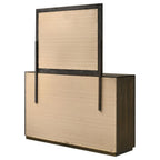 Home & Sleep Outlet - Atlas 7-drawer Bedroom Dresser and Mirror Set Dark Oak