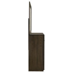 Home & Sleep Outlet - Atlas 7-drawer Bedroom Dresser and Mirror Set Dark Oak