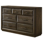 Home & Sleep Outlet - Atlas 7-drawer Bedroom Dresser Cabinet Dark Oak
