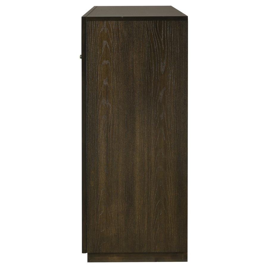 Home & Sleep Outlet - Atlas 7-drawer Bedroom Dresser Cabinet Dark Oak