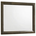 Home & Sleep Outlet - Atlas Bedroom Dresser Mirror Dark Oak