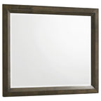Home & Sleep Outlet - Atlas Bedroom Dresser Mirror Dark Oak