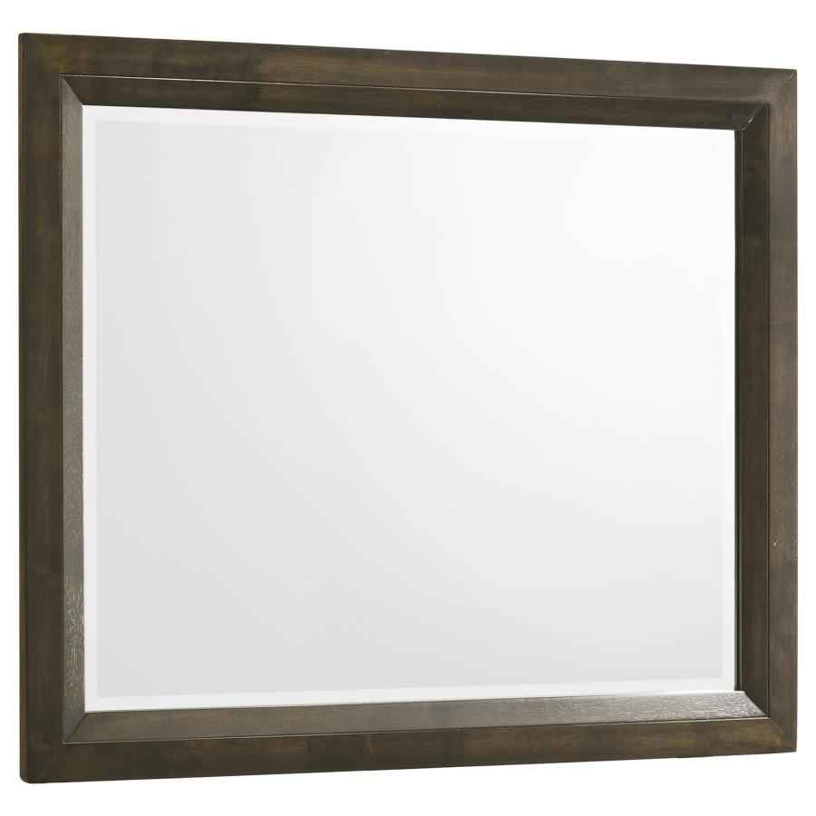 Atlas Bedroom Dresser Mirror Dark Oak
