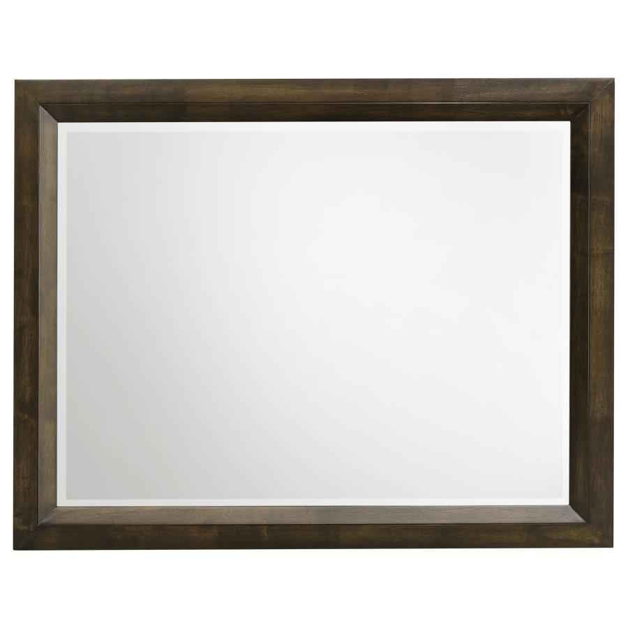 Atlas Bedroom Dresser Mirror Dark Oak