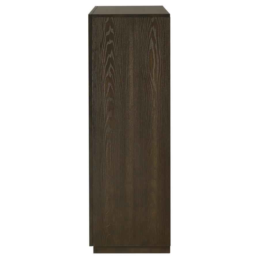 Atlas 5-drawer Bedroom Chest of Drawers Dark Oak
