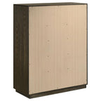 Home & Sleep Outlet - Atlas 5-drawer Bedroom Chest of Drawers Dark Oak