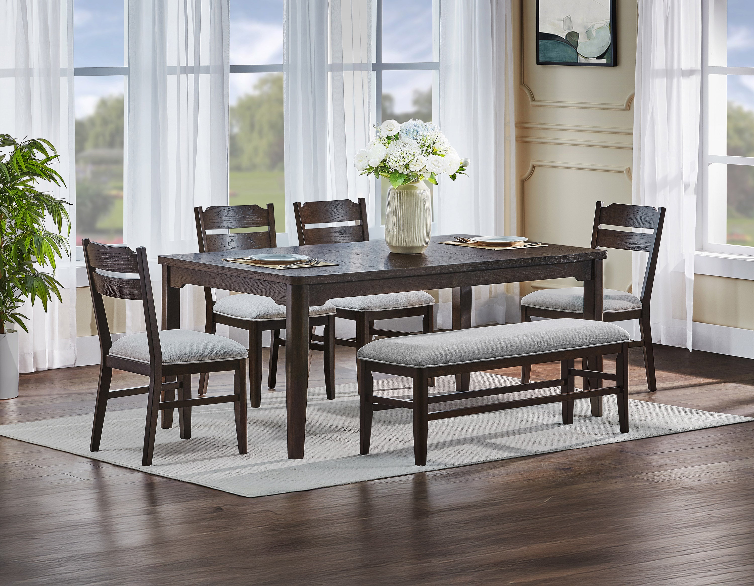 HIGGINS 2204-7P (7-Piece Dining Set)