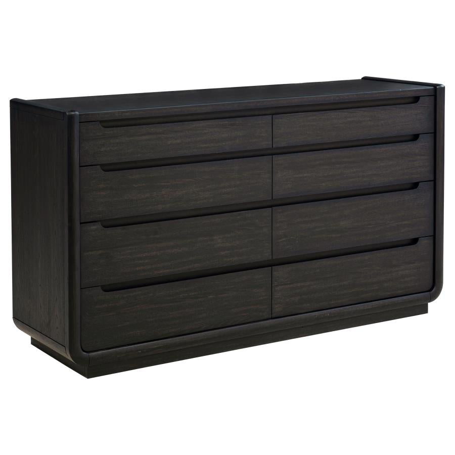 Leandro 5-piece Eastern King Bedroom Set Burnished Black