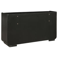 Leandro 5-piece Eastern King Bedroom Set Burnished Black