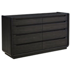 Leandro 4-piece California King Bedroom Set Burnished Black