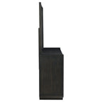Leandro 8-drawer Bedroom Dresser with Mirror Burnished Black