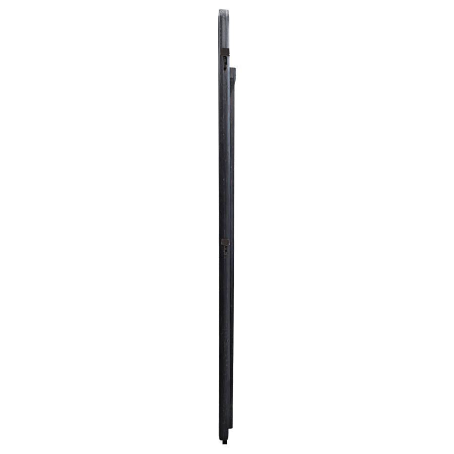 Leandro 76-inch Full Length Floor Mirror Burnished Black