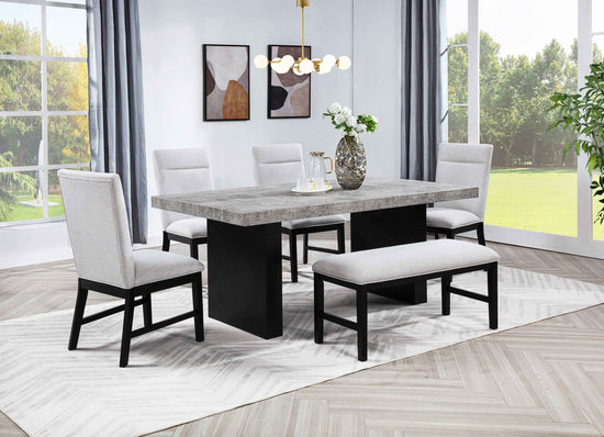 SEBASTIAN 2225-5P (6-Piece Dining Set)