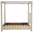 Solano 83-inch California King Canopy Bed Weathered Mango