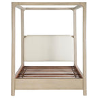 Solano 85-inch Queen Canopy Bed Weathered Mango
