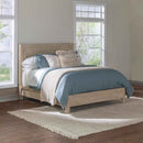 Solano 81-inch California King Panel Bed Weathered Mango