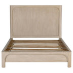 Solano 55-inch California King Panel Bed Weathered Mango