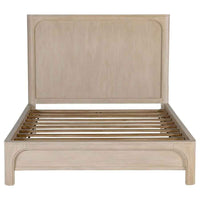 Solano 81-inch California King Panel Bed Weathered Mango