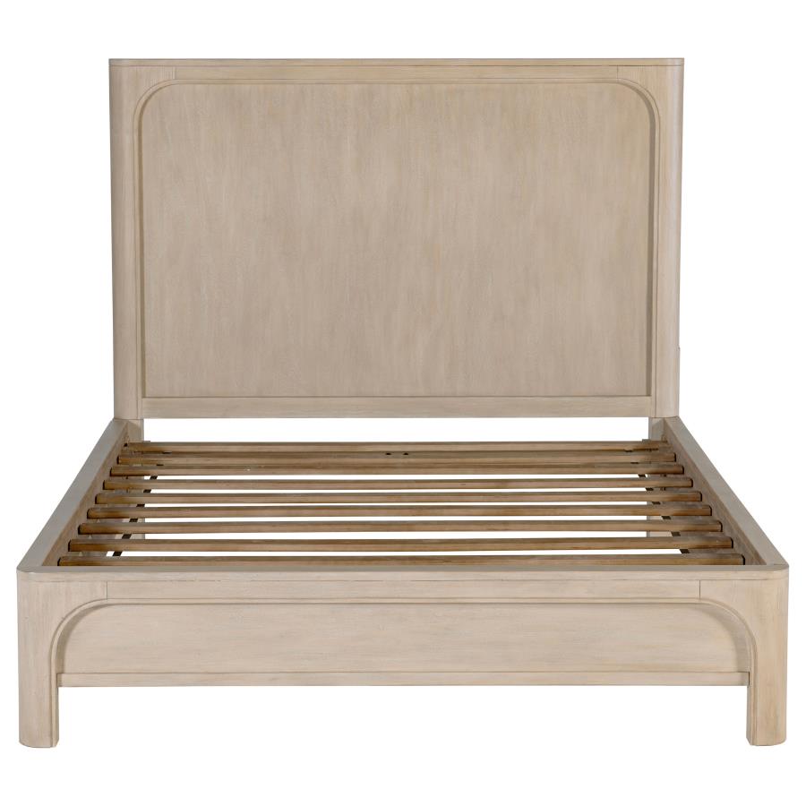 Home & Sleep Outlet - Solano 56-inch Queen Panel Bed Weathered Mango