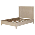 Home & Sleep Outlet - Solano 56-inch Queen Panel Bed Weathered Mango