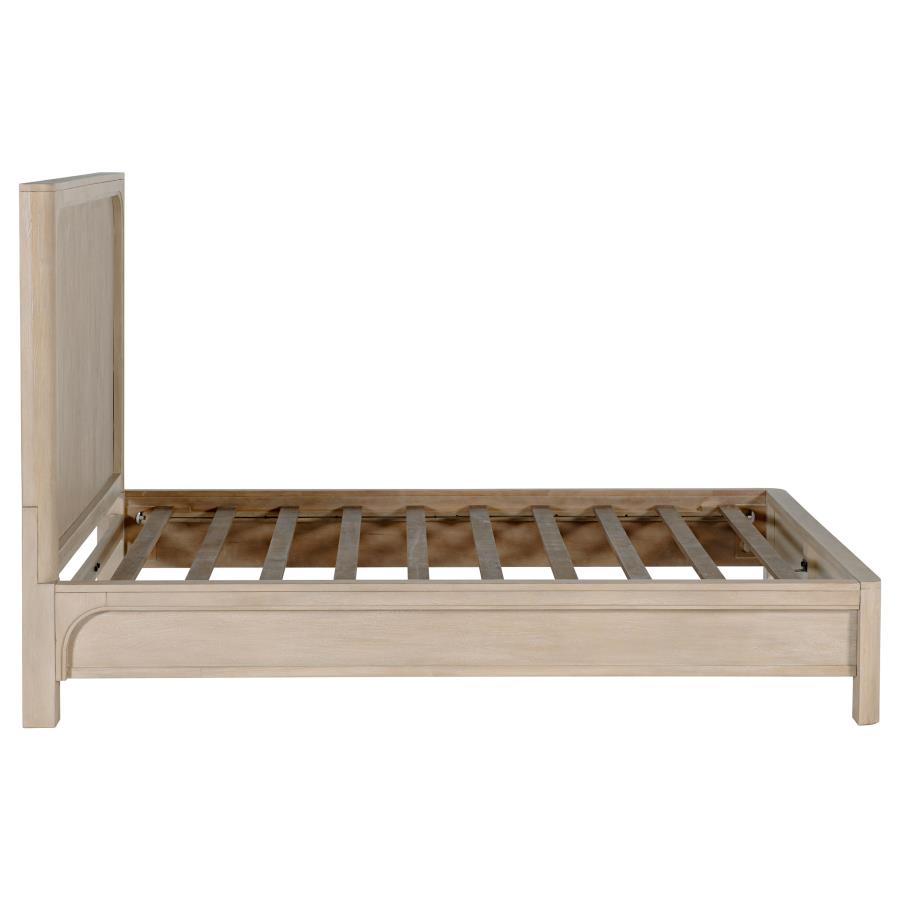 Home & Sleep Outlet - Solano 56-inch Queen Panel Bed Weathered Mango