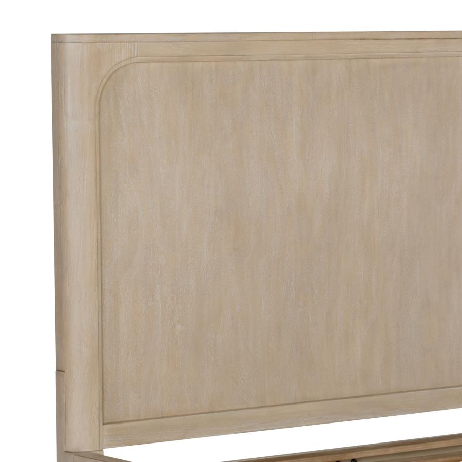 Home & Sleep Outlet - Solano 56-inch Queen Panel Bed Weathered Mango