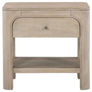 Solano 1-drawer Nightstand Bedside Table Weathered Mango