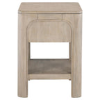 Solano 1-drawer Nightstand Bedside Table Weathered Mango