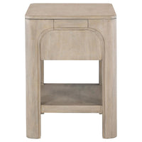 Solano 1-drawer Nightstand Bedside Table Weathered Mango