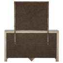 Solano 9-drawer Bedroom Dresser with Mirror Weathered Mango
